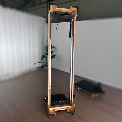 Nano Pro Lite Pink Pilates Reformer with Jumpboard and Box